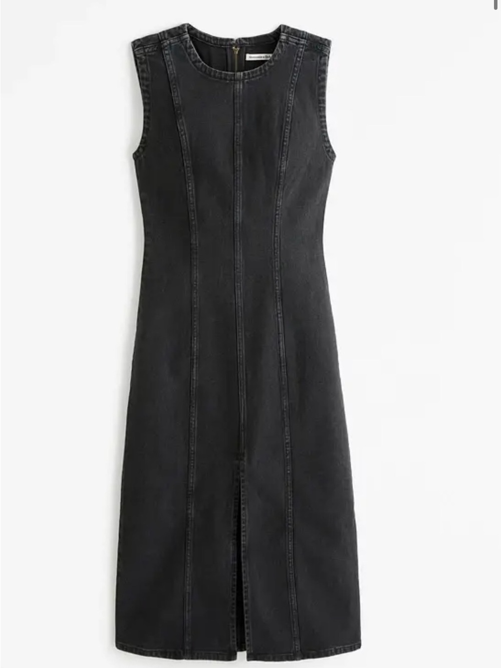NWT Abercrombie & Fitch Women's Shell Denim Midi Dress M